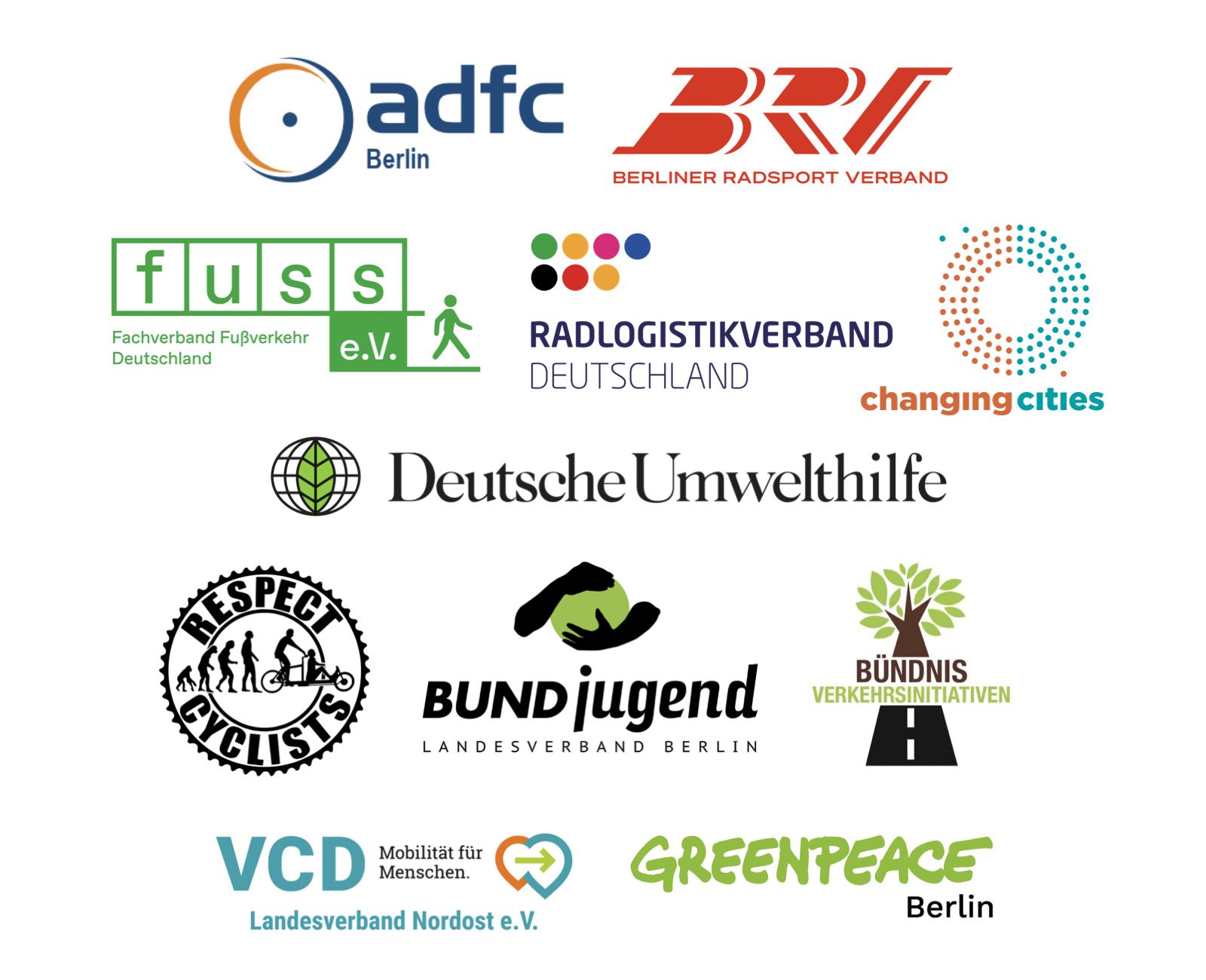 Unterstützer Radparade Berlin